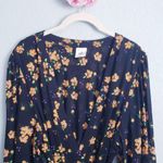 CAbi  Black Floral Debut 2 In 1 Dress / Kimono Photo 4