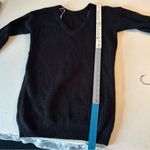 Lulus Women's chunky black Sweater dress or tunic size Medium Photo 5