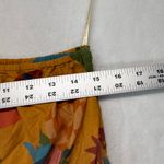 Farm Rio  Anthropologie Maxi Dress One Shoulder Cut Out Floral‎ Print L Photo 3