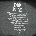 Boutique I Love New York Unisex T Shirt Top Short Sleeve Crew Neck Black Red White Large Photo 4