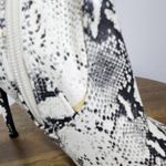 Steve Madden  Snakeskin Print Thigh High Boot Size 7 Over-The-Knee Stretch Boots Photo 9