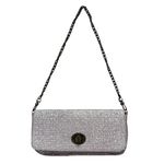 Shiraleah Natural Woven Toggle Clutch Envelope Purse Handbag Tan / Beige Photo 2