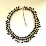Avon black beaded rhinestone collar necklace Photo 4
