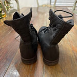 Rock & Candy by Zigi Black Lace Up Boots Size 10 Vintage Combat Grunge Plaid 90s Photo 6