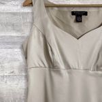 Robbie Bee Signature by Satin Jacket & Dress Set NEW Women 10 Beige Knee Length Photo 6