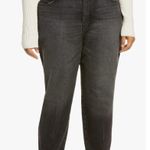 Good American  Good Mom High Waist Jeans Washed Black Photo 2