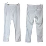 Loft Skinny Ankle Pants High Rise Flat Front Slim Fit Solid White Women’s Size 4 Photo 5