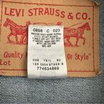 Levi's  Western Trucker Blue Denim Jean Jacket Cropped Juniors Size L (M) Photo 6
