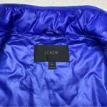 J.Crew Down Field Vest Medium Royal Blue Quilted Photo 4