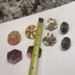 Lot Of 4 Statement Costume Earrings Clip On Clip Photo 6