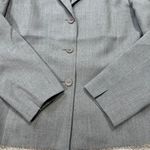 Talbots Women’s Vintage 100% Wool Set Blazer Single Breasted & Skirt in Gray 12 Photo 4