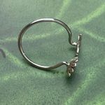Dragonfly & Sunflower Adjustable Sterling Ring 5,9 Silver Photo 2