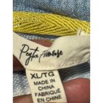 Peyton Primrose Blue‎ White Striped Pocket Tunic Top Shirt XL TG Rayon Spandex Blue Photo 4