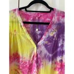 Joie  Hand Dyed Long Sleeve Beach Tunic Coverup Photo 1