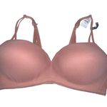Aerie  Wireless Lightly Lined Lace Back Double Straps Bra Brown‎ Women Size 38D Photo 0