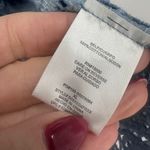 Democracy  Blue Tie Dye Crochet Lace Boho Tunic Top XL Cotton Photo 2