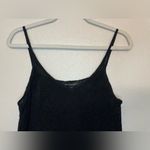 Banana Republic Women’s Linen-Blend Cropped Sweater Black Tank Top Size M Photo 3