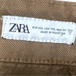 ZARA Women’s Brown Pleated Skort XXL NWT – Mini Skirt Shorts Trendy Casual Photo 2