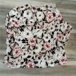 Karl Lagerfeld  Paris, XL blouse, Very Stretchy, zipper back, Bow Detail on neck Photo 1