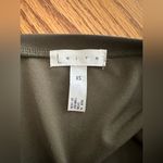 Leith  Dolman Mini Dress Olive Green 3/4 Sleeve Size XS NWOT Photo 3