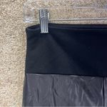 Spanx black assets pants shiny stretchy waist size medium Photo 1