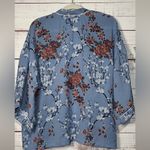 Floral Pattern Kimono Top Size M Photo 2