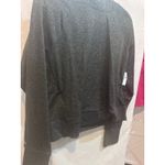 Old Navy NWT  Active Gray Heathered Cowl Neck Sweatshirt Hoodie Large Photo 5