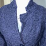 Cynthia Rowley  Dark 100% Wool Blue Blazer Photo 2