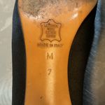 Yves St. Laurent Satin Kitten Heels Black Size 7 Photo 3