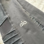 Alo Yoga  Moto Leggings‎ in Anthracite Grey Photo 4