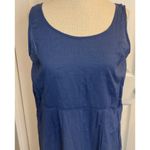 Vtg April Cornell Maxi Dress Sz Small Cornflower Blue Prairie Cottagecore Fairy Photo 2