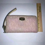 Michael Kors  light‎ pink monogram wallet wristlet Photo 1