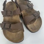 Birkenstock Birki’s  Brown Leather Strappy Buckle Sandals Size 42 US 11 Photo 11