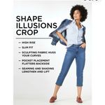 Lee Womens Size 12 M Shape Illusions Crop  Jeans High Rise Skinny Slim Fit NWT Photo 7