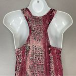 Joie  Silk Tank‎ Top Racerback Pink Women Small Snakeskin Animal Print Sleeveless Photo 8