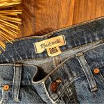 Madewell Perfect Jean Shorts Raw Hem Medium Wash Size 32 Photo 4