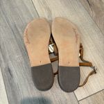 Sam Edelman Gela Suede Fringe Ankle Strap Thong Sandals brown 8 Photo 5