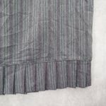 Gray Stripe Pleated Stripe Zip Business Casual Formal Office Workwear Plus 22W Photo 2