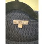 J.Crew Navy Blue Roll Neck Cropped Sweater Size Medium Photo 1