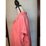 Isabel XXL Pink Short Sleeved Button Down Shirt Photo 8