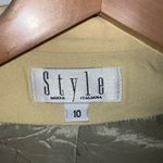 Style Moda Italiana Vintage Lined Jacket Green Size 10 Photo 3