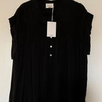 Andree by Unit Andree Elegant Black Blouse Size 1X NWT Photo 0