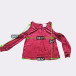 L'Academie L’Academie Cold Shoulder Blouse Medium Red Feminine Quiet Luxury Date Night Photo 8