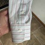 Brooks Brothers  Striped Button Down Top Size 8 Photo 7