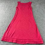 Horny Toad Womens Dress Small Pink Sleeveless Casual Tencel Blend Knee Length Photo 2