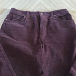 Gloria Vanderbilt  Women’s Purple Corduroy Pants Photo 6