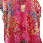 Johnny Was Bouquet Frame Parade Silk Blouse NWT Photo 3