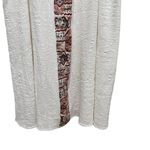 Hem & Thread  White Textured Midi Dress with Boho Straps Women’s Size Large Photo 1