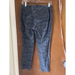 Anthropologie Gray Damask Velvet "Flocked Charlie Trousers" Cartonnier Photo 9