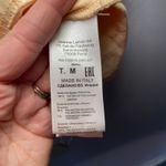 Lanvin Peach Orange Bubble Letter Tee Slogan Print Paris Women's size Medium Photo 8